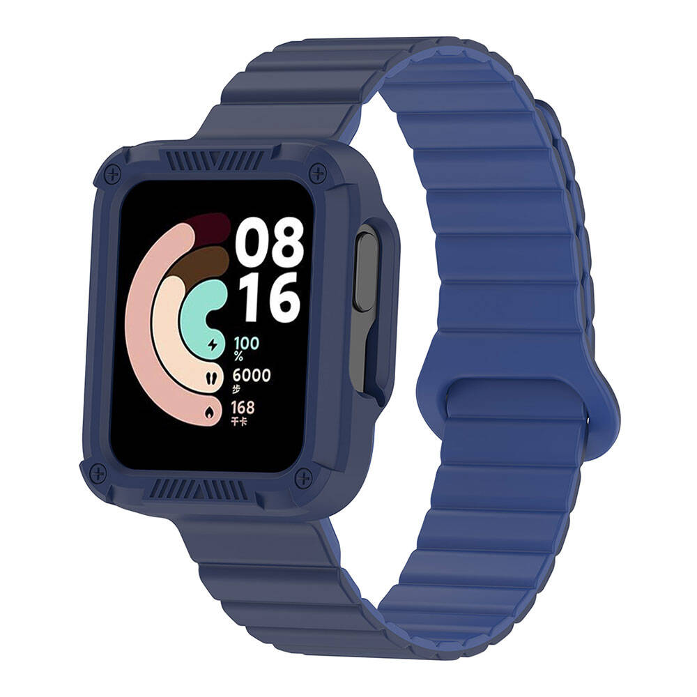Xiaomi Redmi Watch 2 / Xiaomi Redmi Watch 1 Uyumlu Silikon Kordon – Lacivert