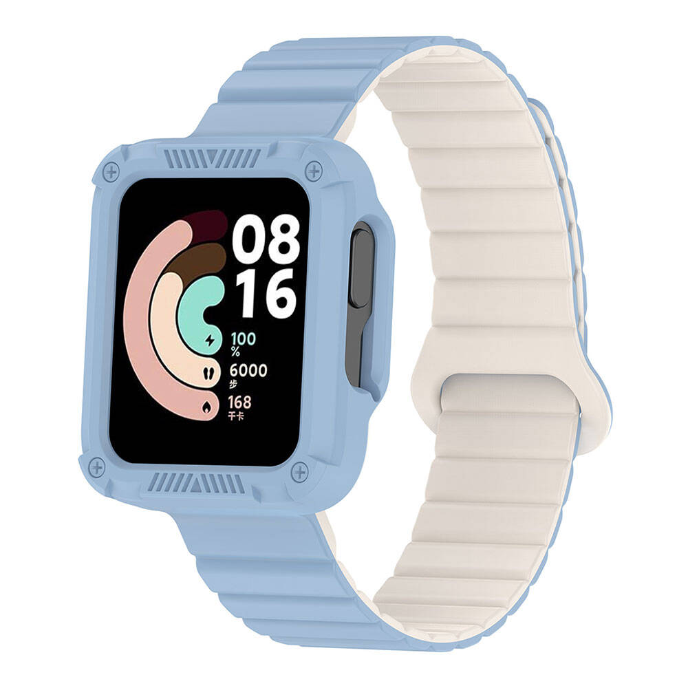 Xiaomi Redmi Watch 2 / Xiaomi Redmi Watch 1 Uyumlu Silikon Kordon – Mavi-Starlight