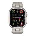 Apple Watch Uyumlu Metal Hasır Kordon – Gri