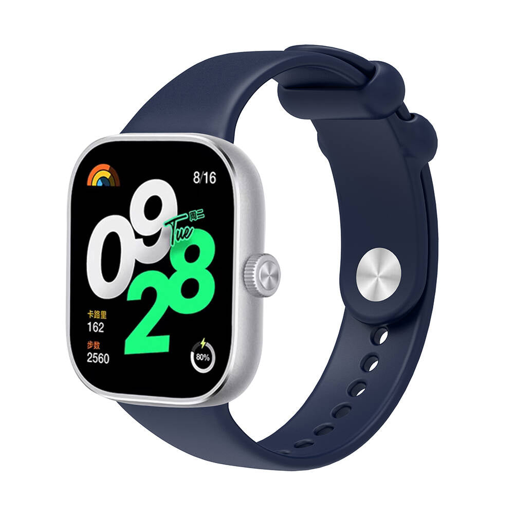 Mi Band 8 Pro / Xiaomi Redmi Watch 4 Uyumlu Silikon Kordon – Lacivert