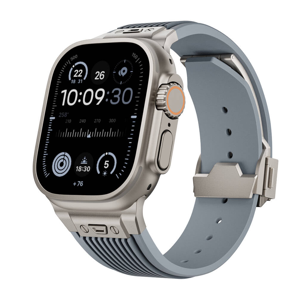 Apple Watch Uyumlu Spor Görünümlü Silikon Kordon