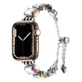 Apple Watch Uyumlu Renkli Taş Tasarımlı Kordon – Colorful