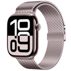 Apple Watch Uyumlu Metal Hasır Kordon