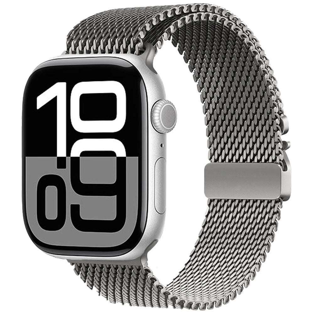 Apple Watch Uyumlu Metal Hasır Kordon