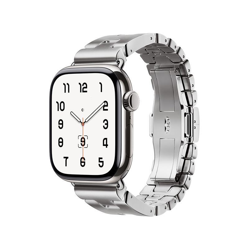 Apple Watch Uyumlu Metal Kordon – Gümüş