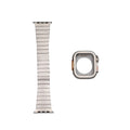 Apple Watch Uyumlu Sert Kasa Koruyuculu Metal Kordon – Starlight