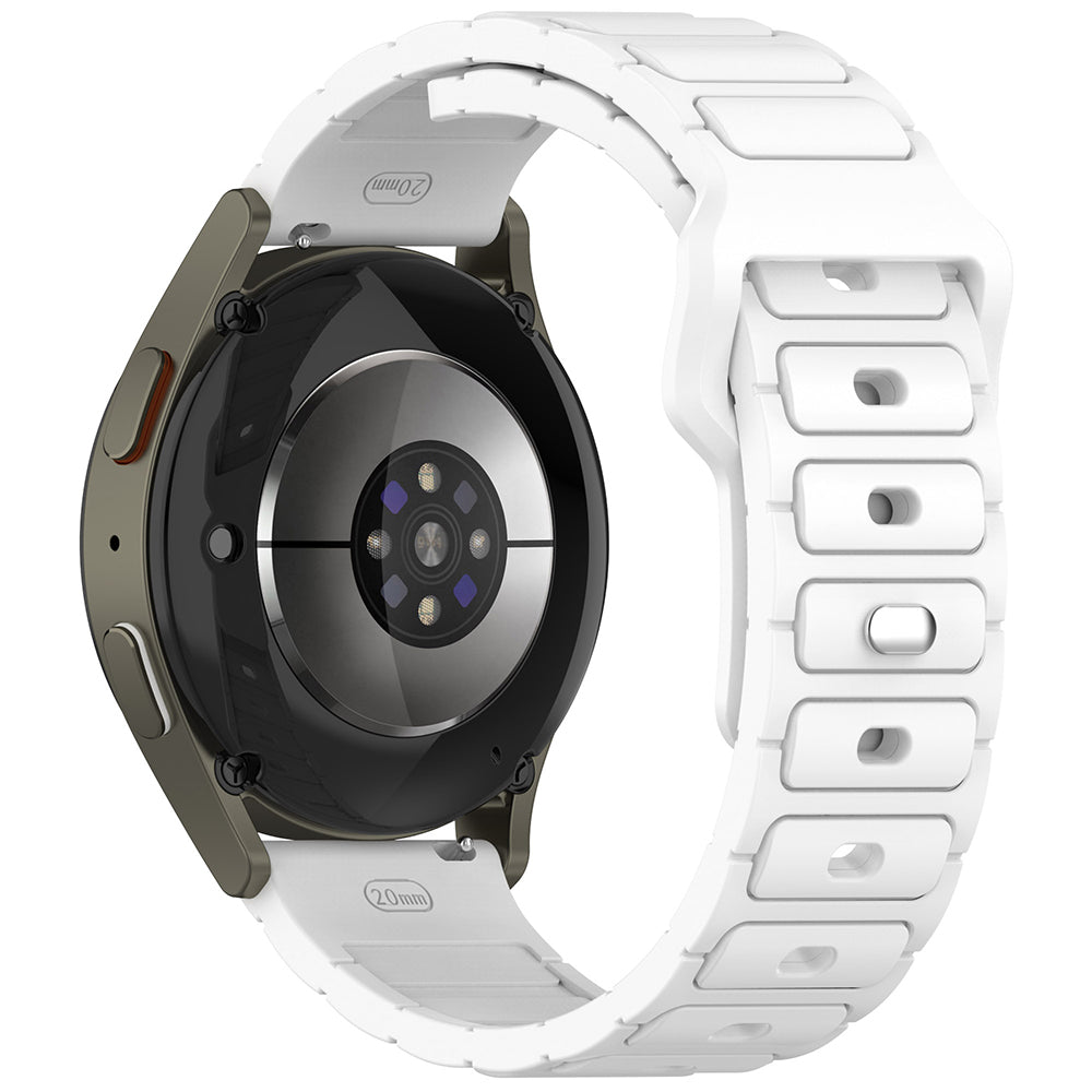 22mm Silikon Akıllı Saat Kordonu – Beyaz