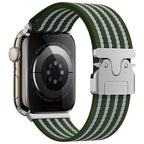 Apple Watch Uyumlu Naylon Kumaş Hasır Örgülü Kordon