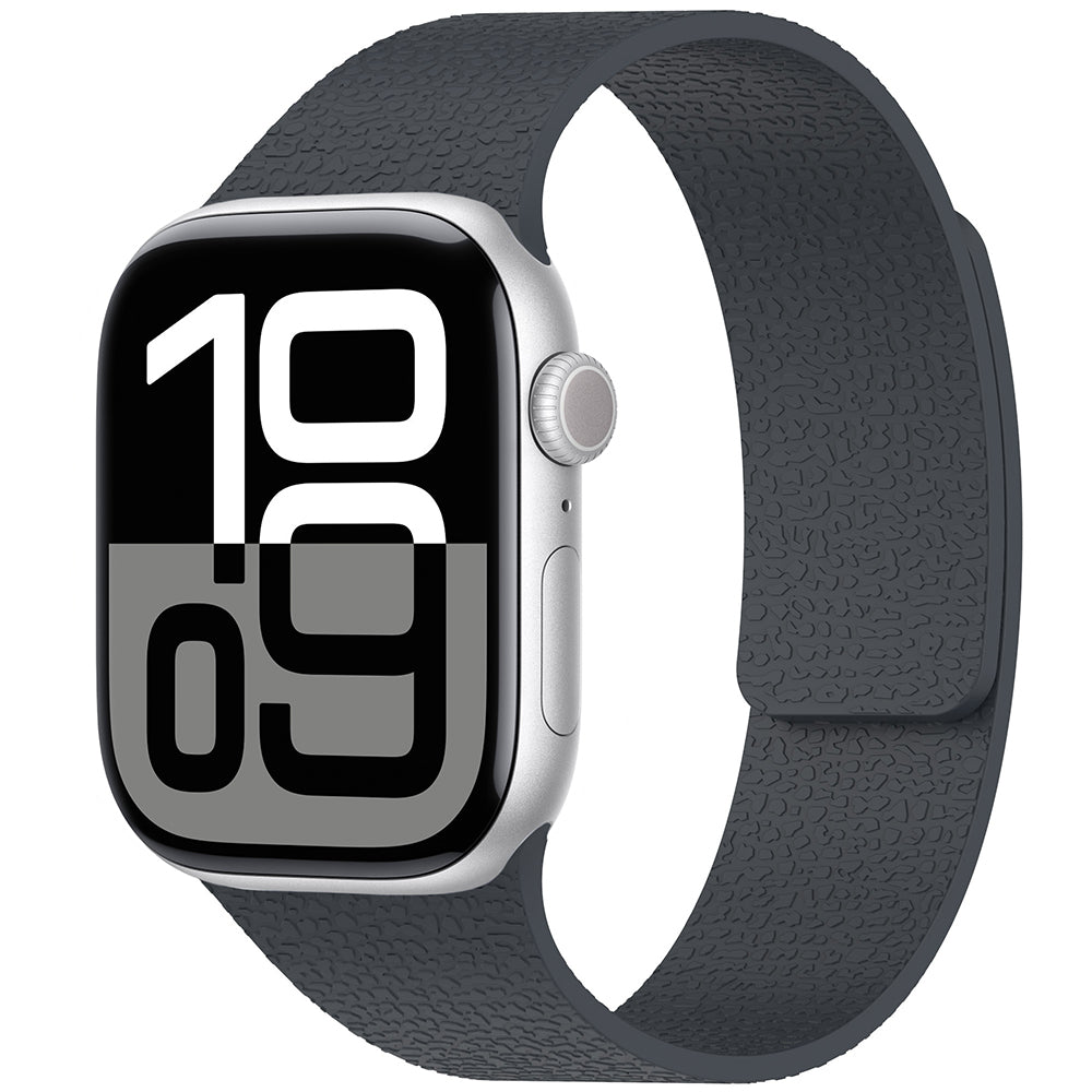 Apple Watch Uyumlu Kabartma Desenli Silikon Kordon
