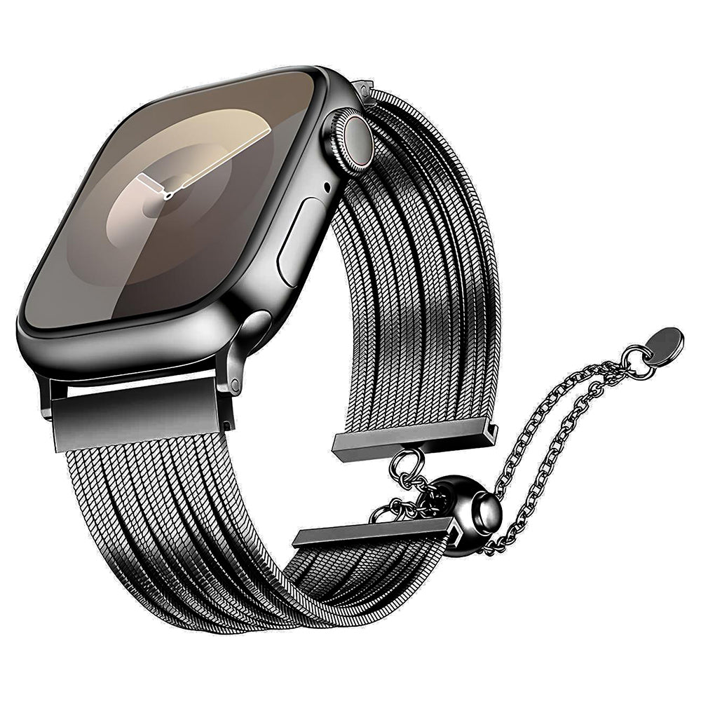 Apple Watch Uyumlu Metal Hasır Kordon