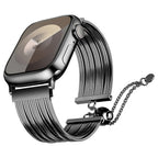 Apple Watch Uyumlu Metal Hasır Kordon