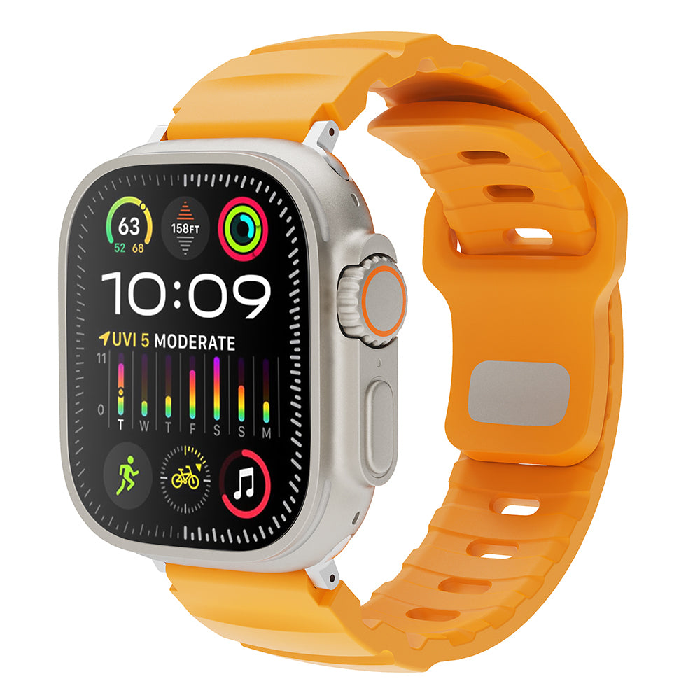 Apple Watch Uyumlu Silikon Kordon – Sarı