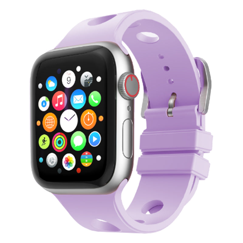 Apple Watch Uyumlu Delikli Tasarım Silikon Kordon