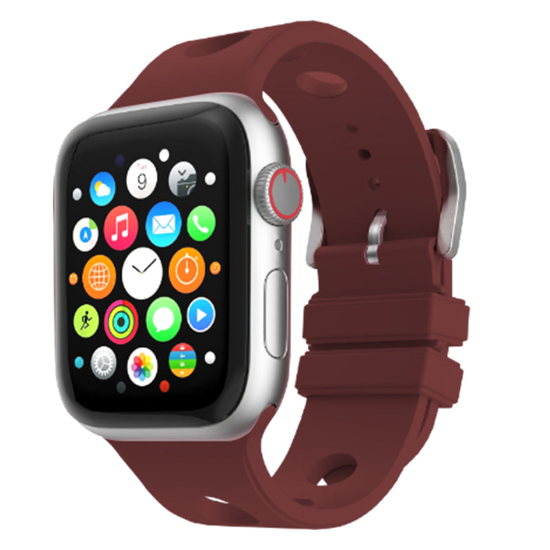 Apple Watch Uyumlu Delikli Tasarım Silikon Kordon
