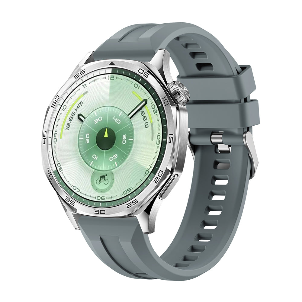 22mm Silikon Akıllı Saat Kordonu – Koyu Gri