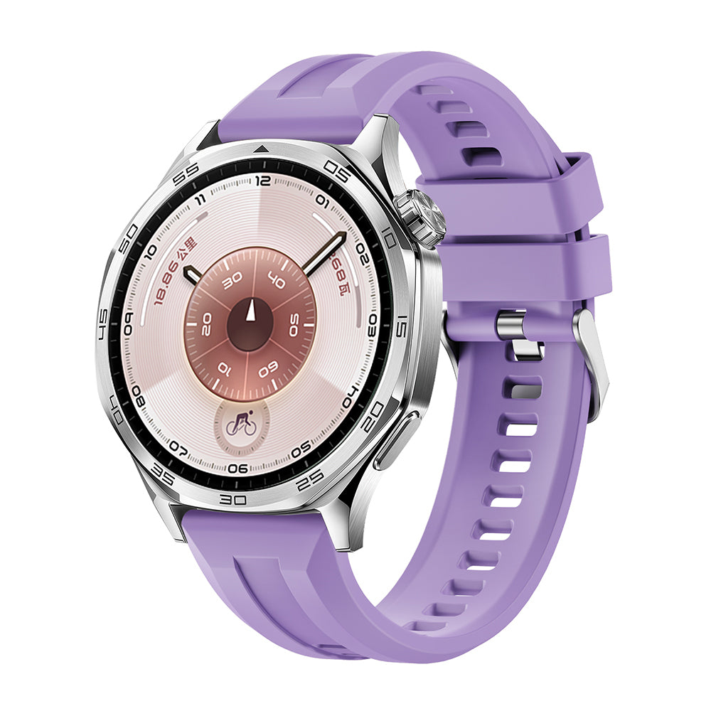 22mm Silikon Akıllı Saat Kordonu – Lila