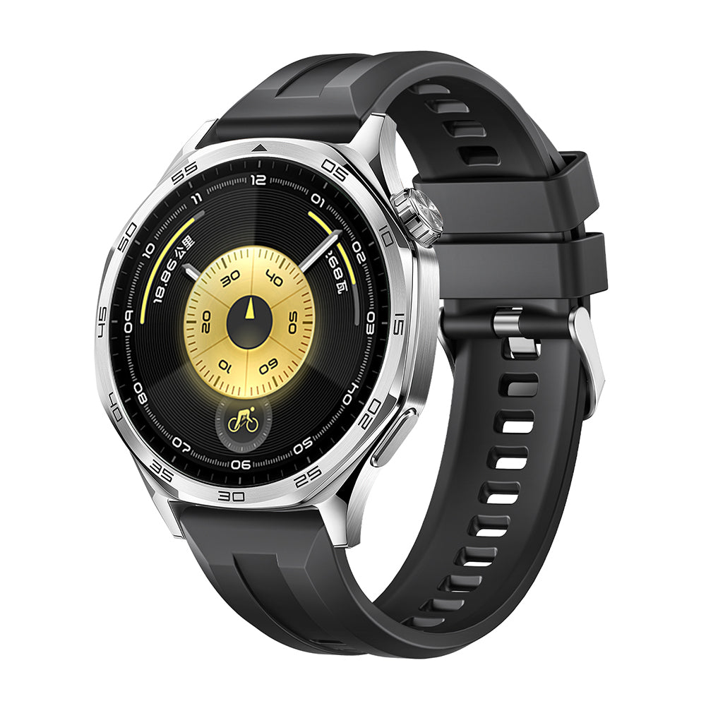 22mm Silikon Akıllı Saat Kordonu – Siyah