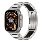 Apple Watch Uyumlu Metal Silikon Kordon
