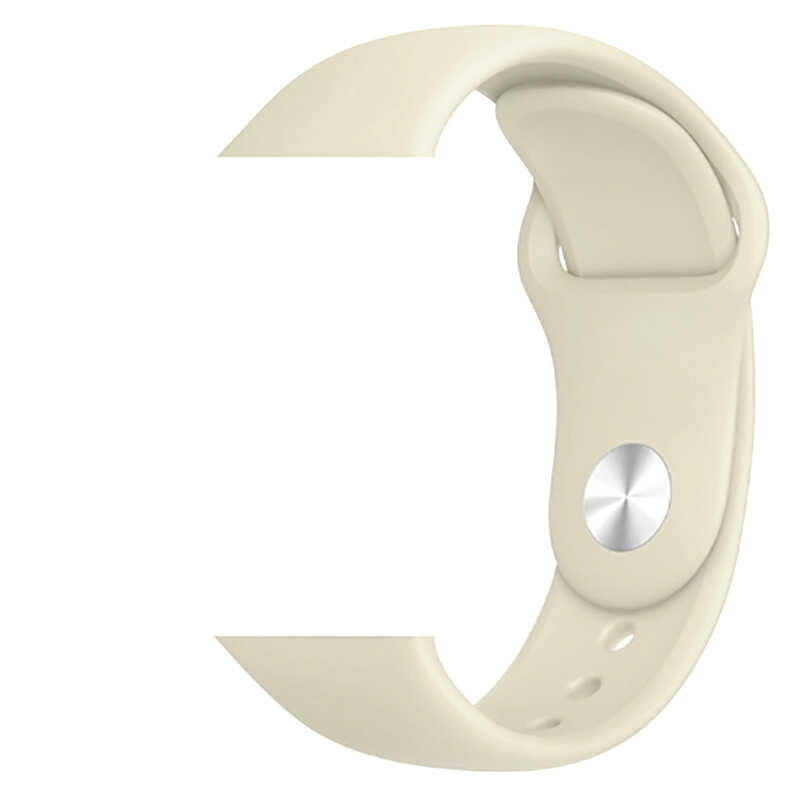 Apple Watch Uyumlu Klasik Kordon – 13-Antique White