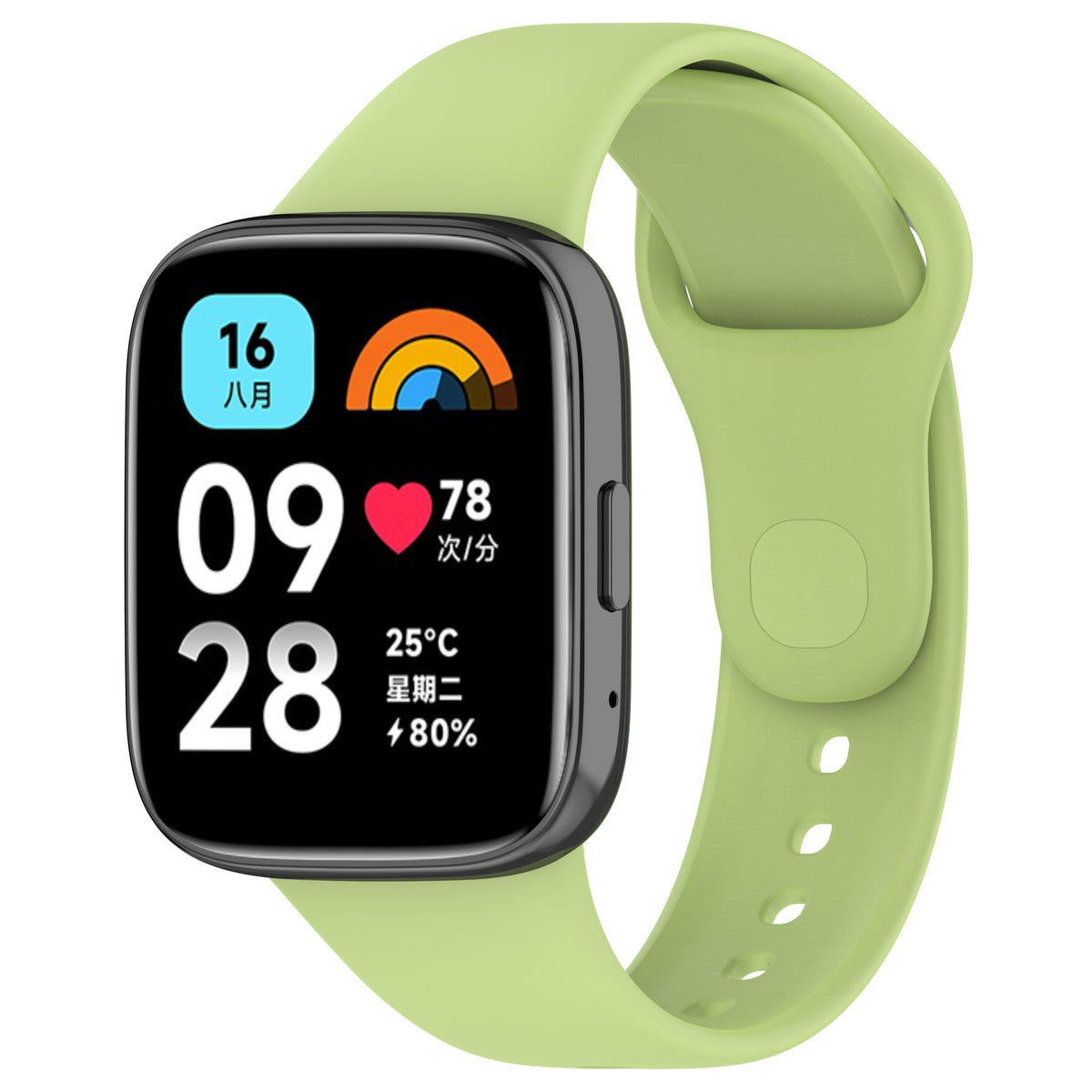 Xiaomi Redmi Watch 3 Active Uyumlu Klasik Kordon – Açık Yeşil
