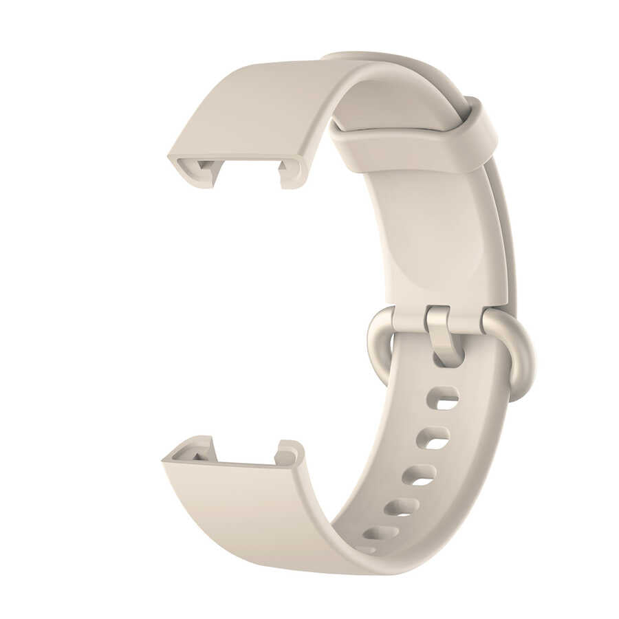 Xiaomi Redmi Watch (Mi Watch Lite) Uyumlu Klasik Kordon – Krem