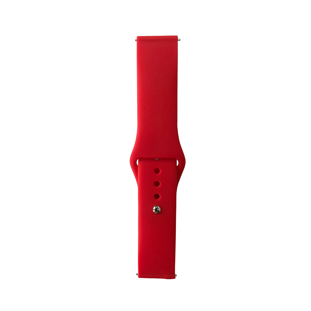 20mm Klasik Silikon Akıllı Saat Kordonu – Brighr Red