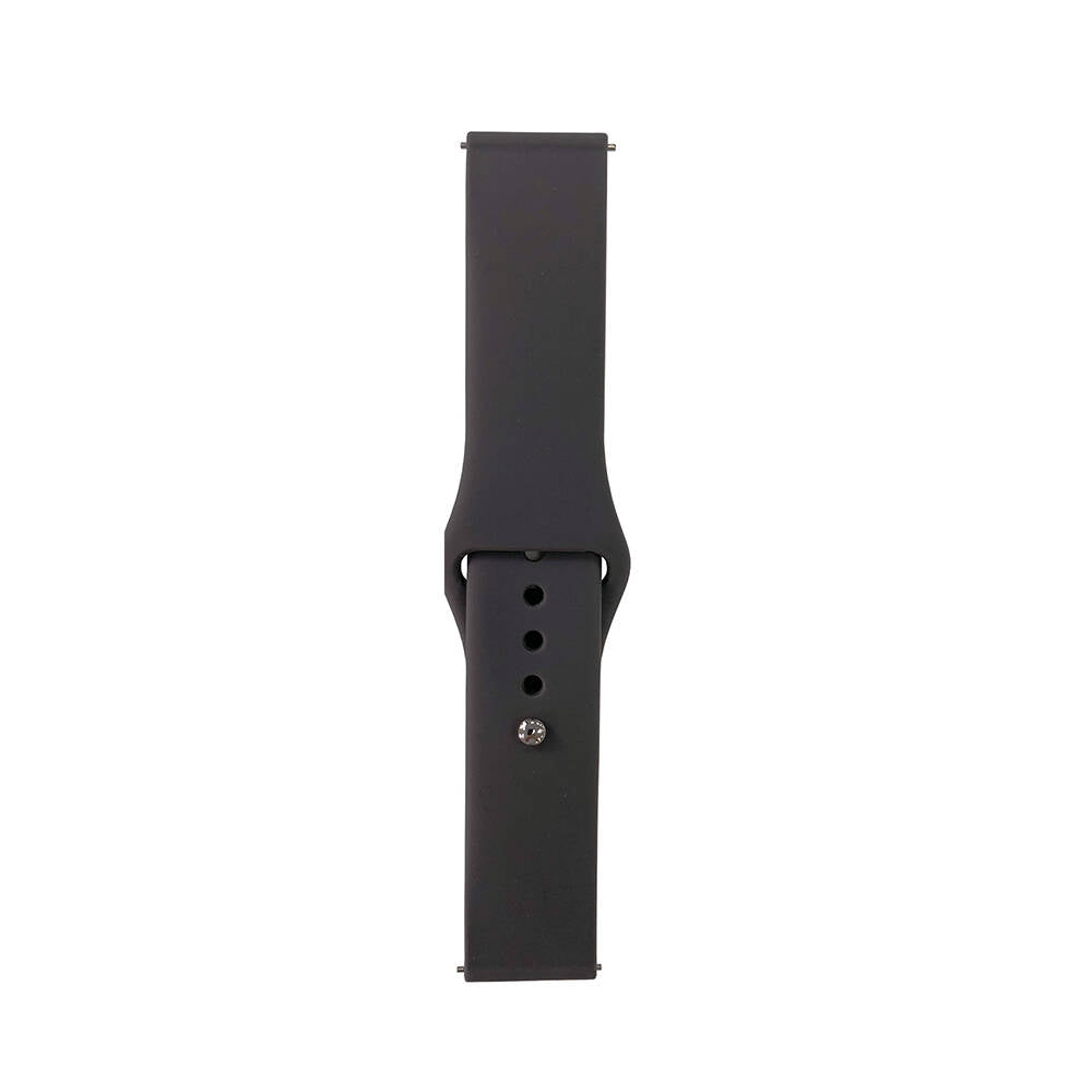 20mm Klasik Silikon Akıllı Saat Kordonu – Gri