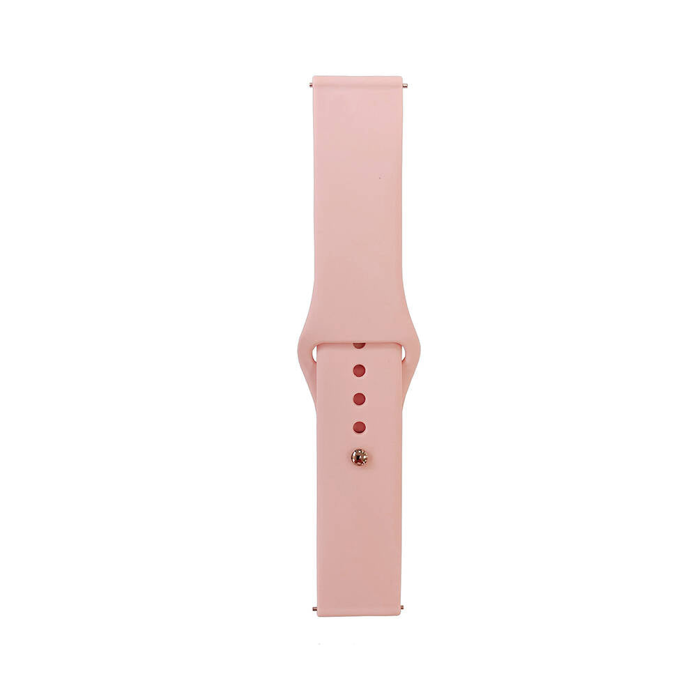 20mm Klasik Silikon Akıllı Saat Kordonu – Vintage Rose