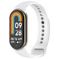 Xiaomi Mi Band 9 / Xiaomi Mi Band 8 Uyumlu Klasik Silikon Kordon – Beyaz