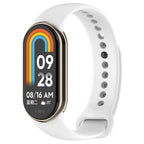 Xiaomi Mi Band 9 / Xiaomi Mi Band 8 Uyumlu Klasik Silikon Kordon – Beyaz