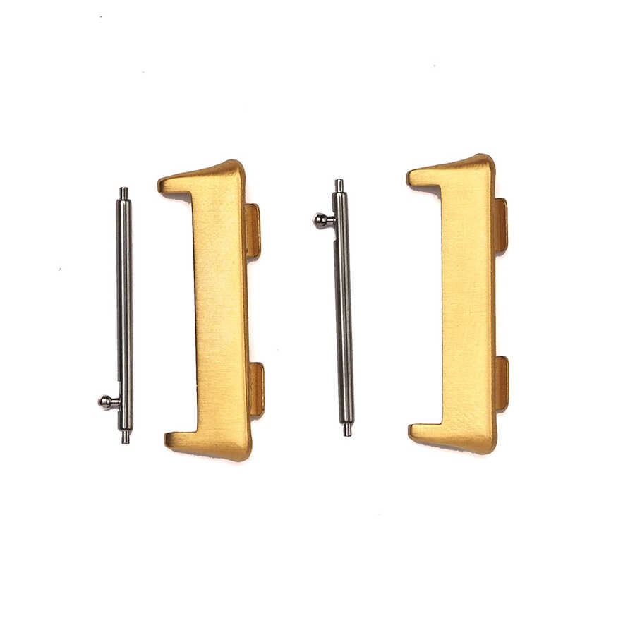 Oppo Watch 41mm Uyumlu Metal Kordon Dönüştürücü Aparat (20mm) – Gold