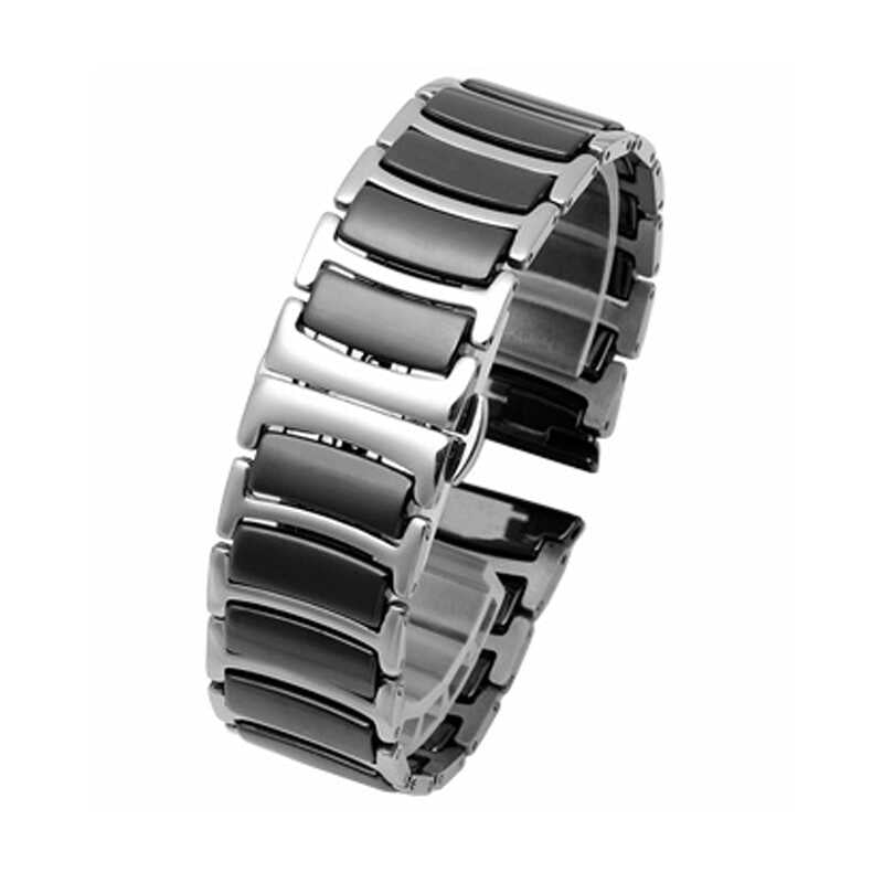 20mm Seramik Metal Akıllı Saat Kordonu